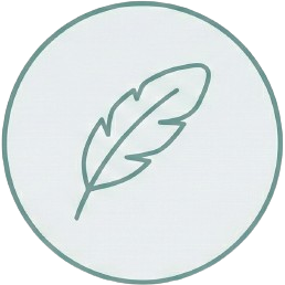 Feather outline icon