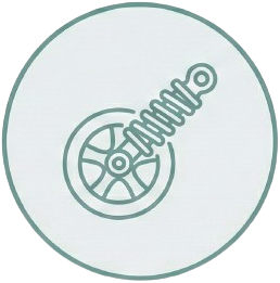 Wheel suspension icon
